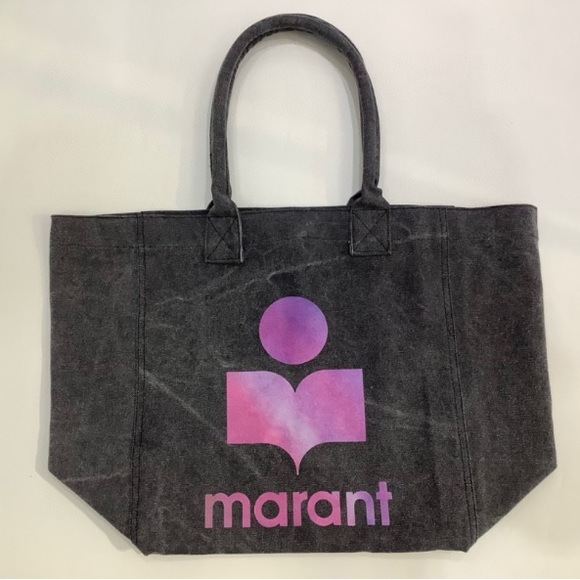 Isabel Marant Black and Purple Tote Bag - Picture 1 of 7